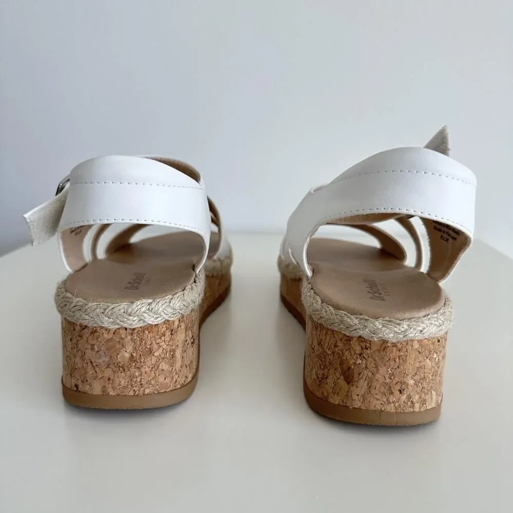 Dr. Scholls Shoes Womens 9.5 Ellie Platform Sandals Wedge Ankle Strap Espadrille